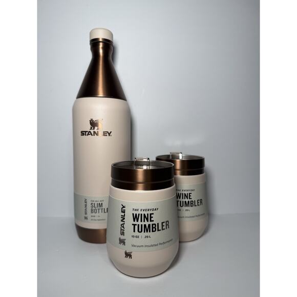 Stanley Comfort & Joy Collection GILDED SUGAR All Day Wine Set BNWT BNIB - Picture 1 of 11